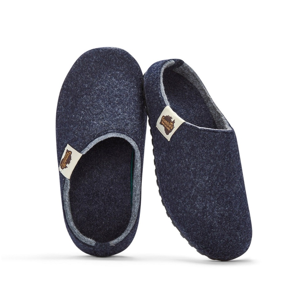 Gumbies Outback Indoor Outdoor Felt Slippers Womens 10 Mens 9 Dark Gray NWOT